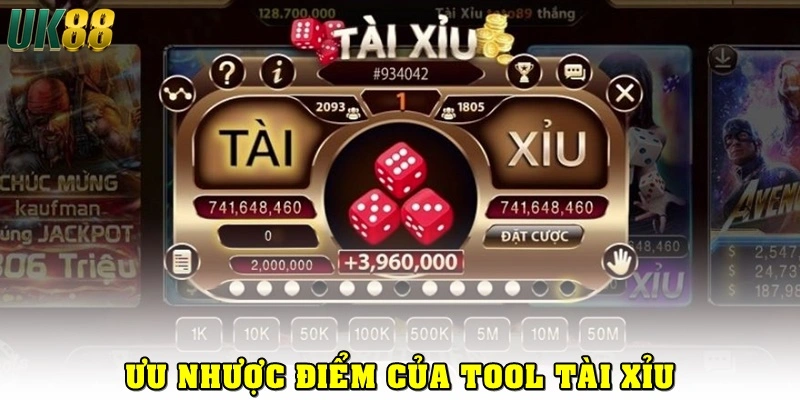 Phân tích điểm cộng – điểm trừ của tool tài xỉu