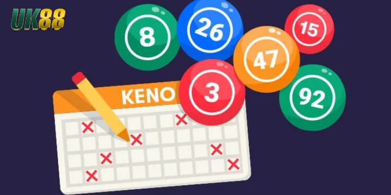 Thử chọn những con số liên tiếp tại cách chơi Keno dễ trúng UK88